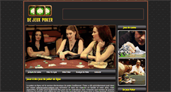 Desktop Screenshot of dejeuxpoker.com